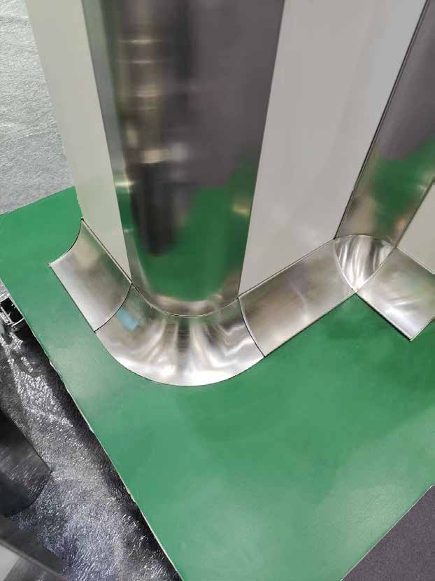 Stainless steel water stop wall