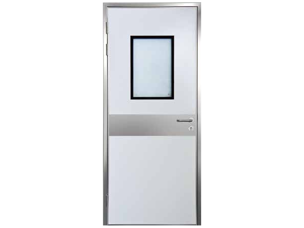Stainless steel purification door